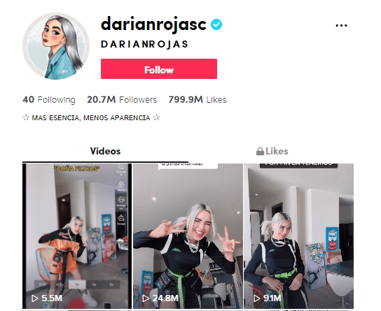 DarianRojasC Los 10 usuarios mexicanos más populares en TikTok